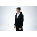 BLUZA NASH MAKE IT BADGE ZIPPED BLACK NA ZAMEK XXL
