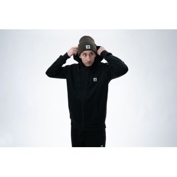 BLUZA NASH MAKE IT BADGE ZIPPED BLACK NA ZAMEK XXL