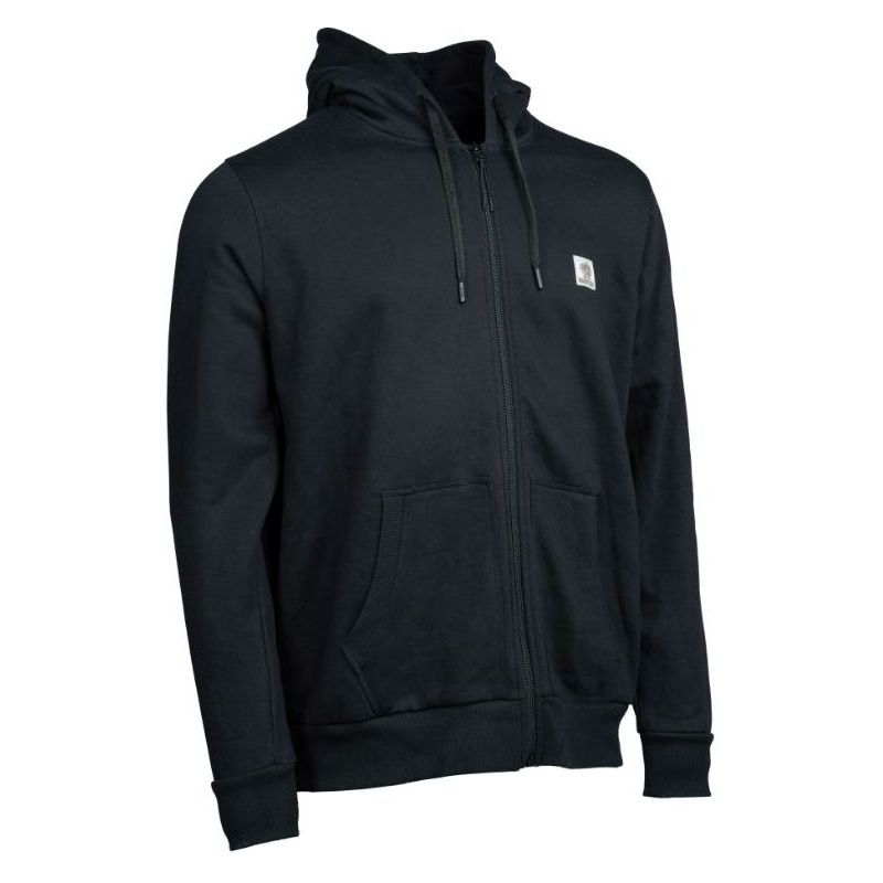 BLUZA NASH MAKE IT BADGE ZIPPED BLACK NA ZAMEK  S