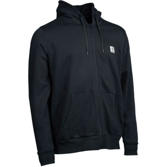 BLUZA NASH MAKE IT BADGE ZIPPED BLACK NA ZAMEK  S