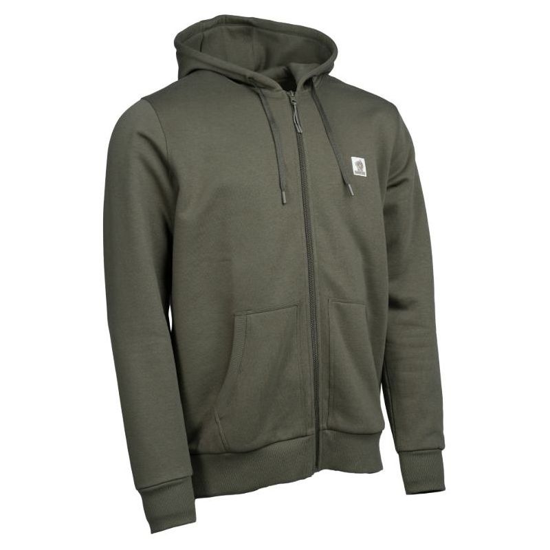 BLUZA NASH MAKE IT BADGE ZIPPED GREEN NA ZAMEK  S