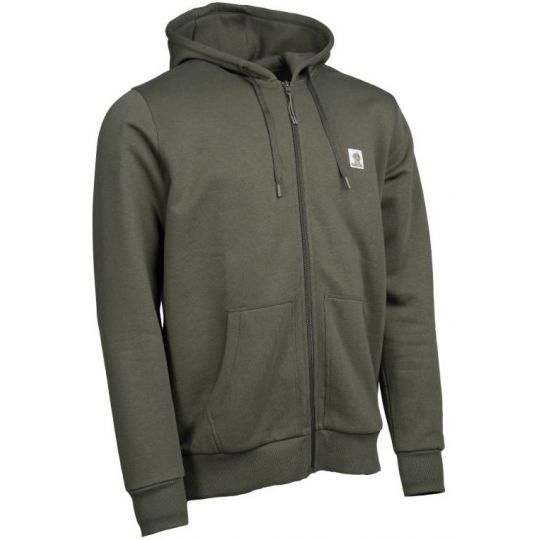 BLUZA NASH MAKE IT BADGE ZIPPED GREEN NA ZAMEK  S