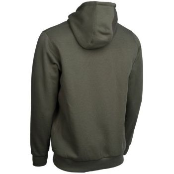 BLUZA NASH MAKE IT BADGE ZIPPED GREEN NA ZAMEK  S