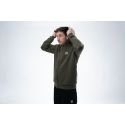 BLUZA NASH MAKE IT BADGE ZIPPED GREEN NA ZAMEK  S