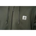 BLUZA NASH MAKE IT BADGE ZIPPED GREEN NA ZAMEK  S