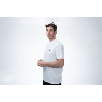 KOSZULKA NASH T-SHIRT MAKE IT CARP LOGO ECRU L 