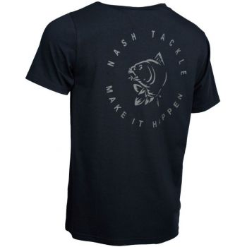 KOSZULKA NASH T-SHIRT MAKE IT CARP LOGO BLACK S