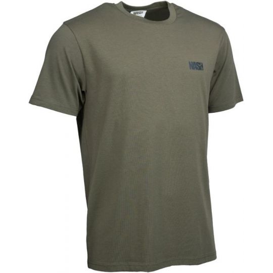KOSZULKA NASH T-SHIRT MAKE IT CARP LOGO GREEN XL