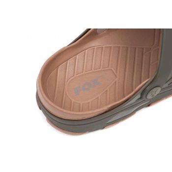 KLAPKI FOX KHAKI CLOGS 44
