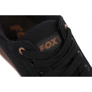 BUTY FOX TRAMPKI BLACK CANVAS SHOE TENISÓWKI 41