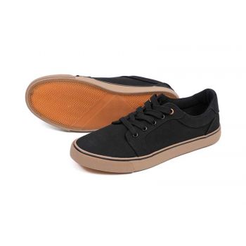 BUTY FOX TRAMPKI BLACK CANVAS SHOE TENISÓWKI 44