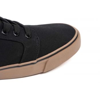 BUTY FOX TRAMPKI BLACK CANVAS SHOE TENISÓWKI 44