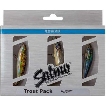 ZESTAW WOBLERÓW SALMO TROUT PACK 3szt PSTRĄGOWE