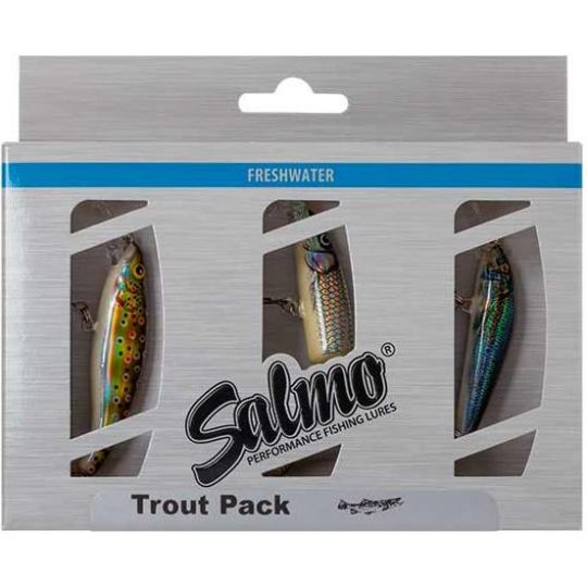 ZESTAW WOBLERÓW SALMO TROUT PACK 3szt PSTRĄGOWE ZESTAW WOBLERÓW SALMO TROUT PACK 3szt PSTRĄGOWE
