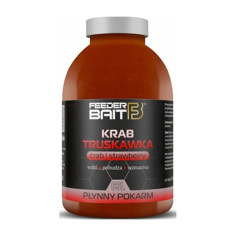 ZALEWA FEEDER BAIT KRAB TRUSKAWKA 250ml