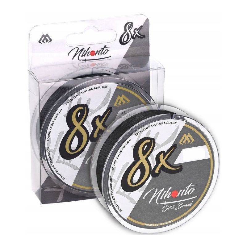 PLECIONKA MIKADO NIHONTO OCTA BLACK 150m 0,06mm