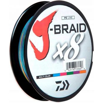 PLECIONKA DAIWA J-BRAID X8 0,28mm 300m MULTI COLOR
