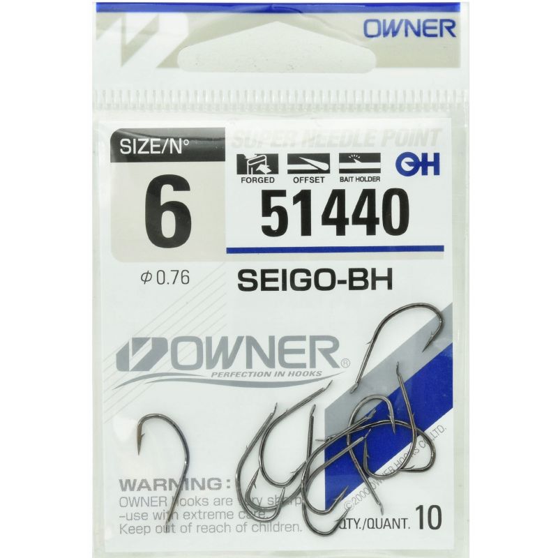 HACZYKI OWNER SEIGO-BH 51440 ROZ. 10 CZARNY POŁYSK
