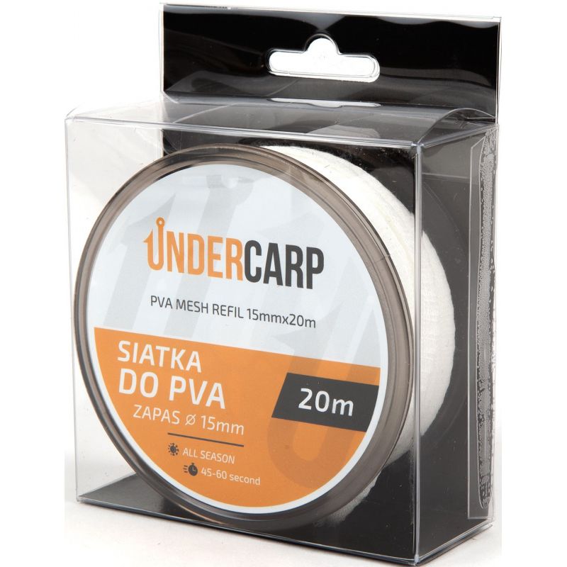 SIATKA PVA ZAPASOWA UNDERCARP 15mm 20m