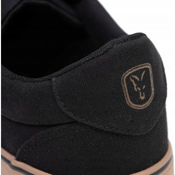 BUTY FOX TRAMPKI BLACK CANVAS SHOE TENISÓWKI 45
