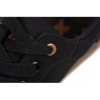 BUTY FOX TRAMPKI BLACK CANVAS SHOE TENISÓWKI 45