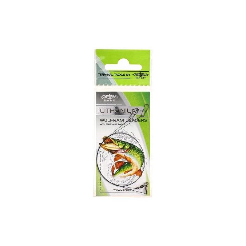 PRZYPON MIKADO WOLFRAMOWY 35cm 15kg 2szt