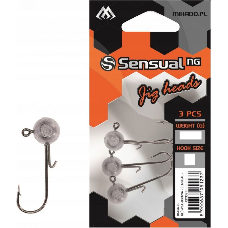 GŁÓWKI JIGOWE MIKADO SENSUAL 10g ROZMIAR 4/0 3szt GŁÓWKI JIGOWE MIKADO SENSUAL 10g ROZMIAR 4/0 3szt