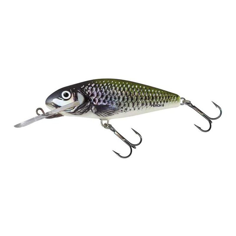 WOBLER SALMO PERCH 12cm 36g HOLO BLEAK PŁYWAJĄCY