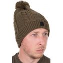 CZAPKA ZIMOWA FOX CABLE KNIT BOBBLE KHAKI