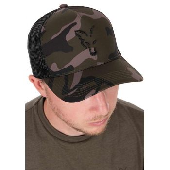 CZAPKA Z DASZKIEM FOX TRUCKER CAP BLACK CAMO