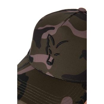 CZAPKA Z DASZKIEM FOX TRUCKER CAP BLACK CAMO