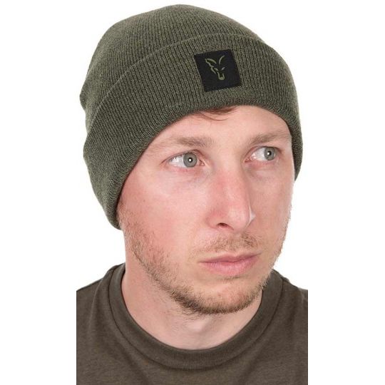 CZAPKA ZIMOWA FOX COLLECTION BEANIE GREEN BLACK