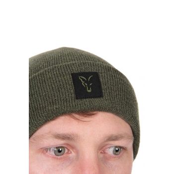 CZAPKA ZIMOWA FOX COLLECTION BEANIE GREEN BLACK