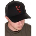 CZAPKA Z DASZKIEM FOX BASEBALL CAP BLACK ORANGE
