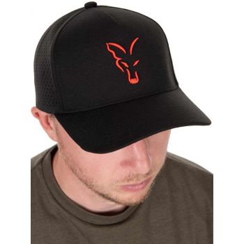 CZAPKA Z DASZKIEM FOX BASEBALL CAP BLACK ORANGE
