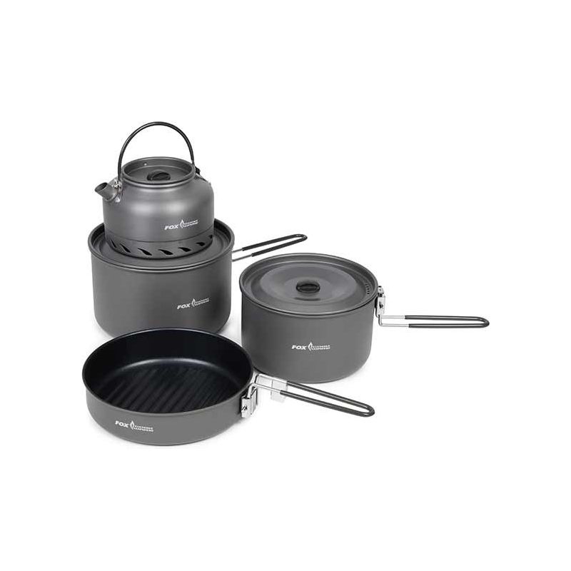 ZESTAW GARNKÓW FOX COOKWARE 4-CZĘŚCIOWY WĘDKARSKI