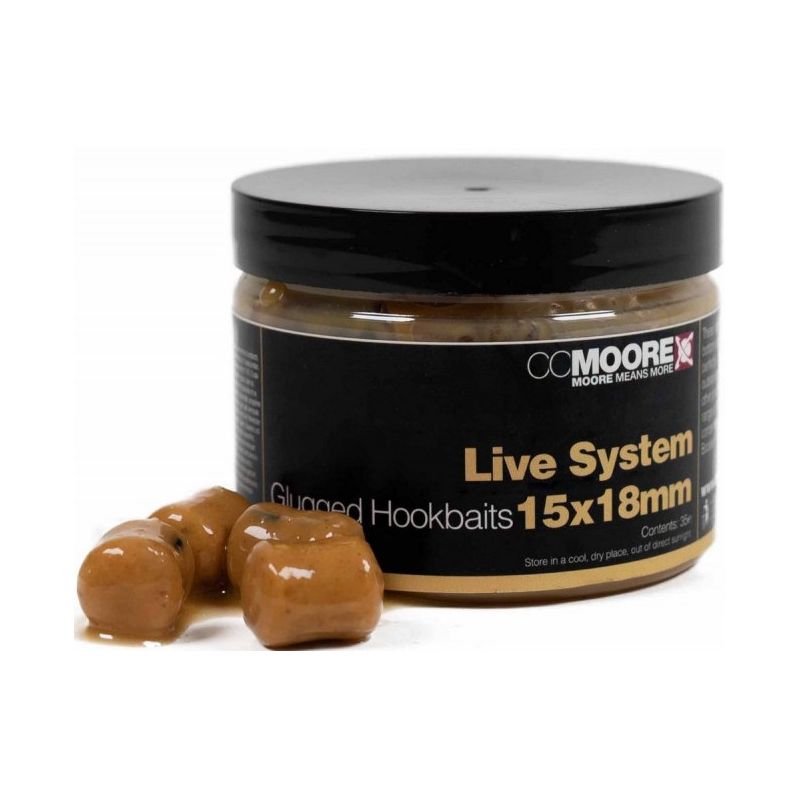 DUMBELLS CC MOORE LIVE SYSTEM GLUGGED HOOK 15x18mm