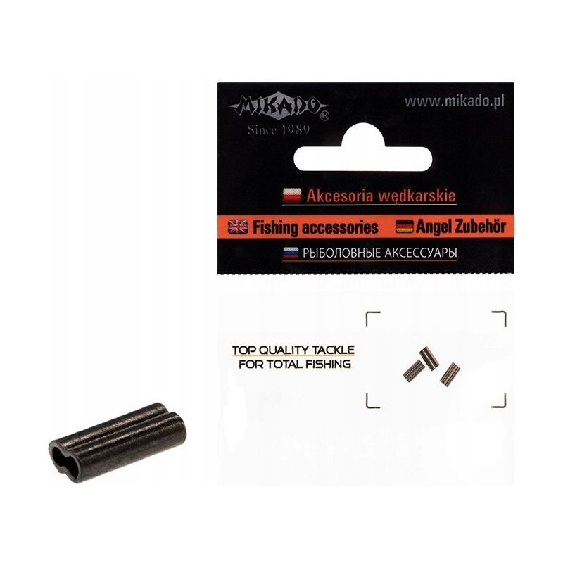 TULEJKA ZACISKOWA MIKADO PODWÓJNA 0.9mm 20szt