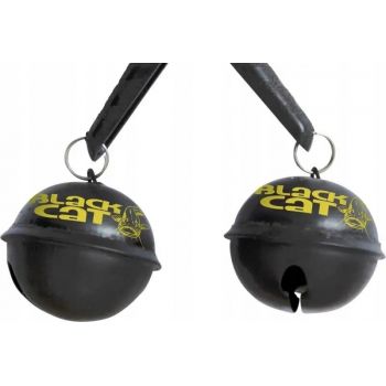 DZWONEK SUMOWY BLACK CAT BIG BELLS CZARNO ŻÓŁTY
