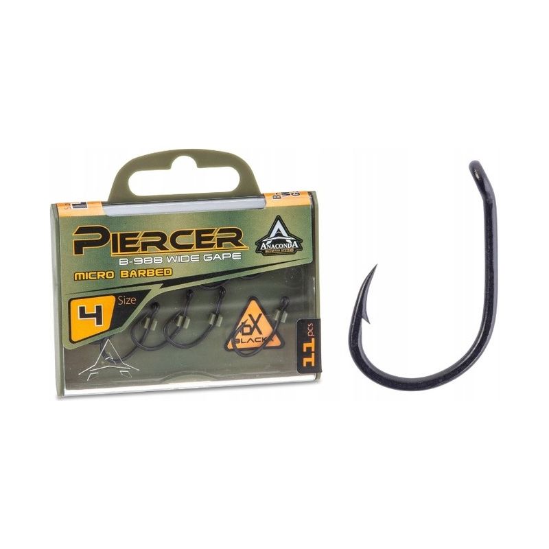 HACZYKI ANACONDA WIDE GAPE B-988 MICRO BARB ROZM 2
