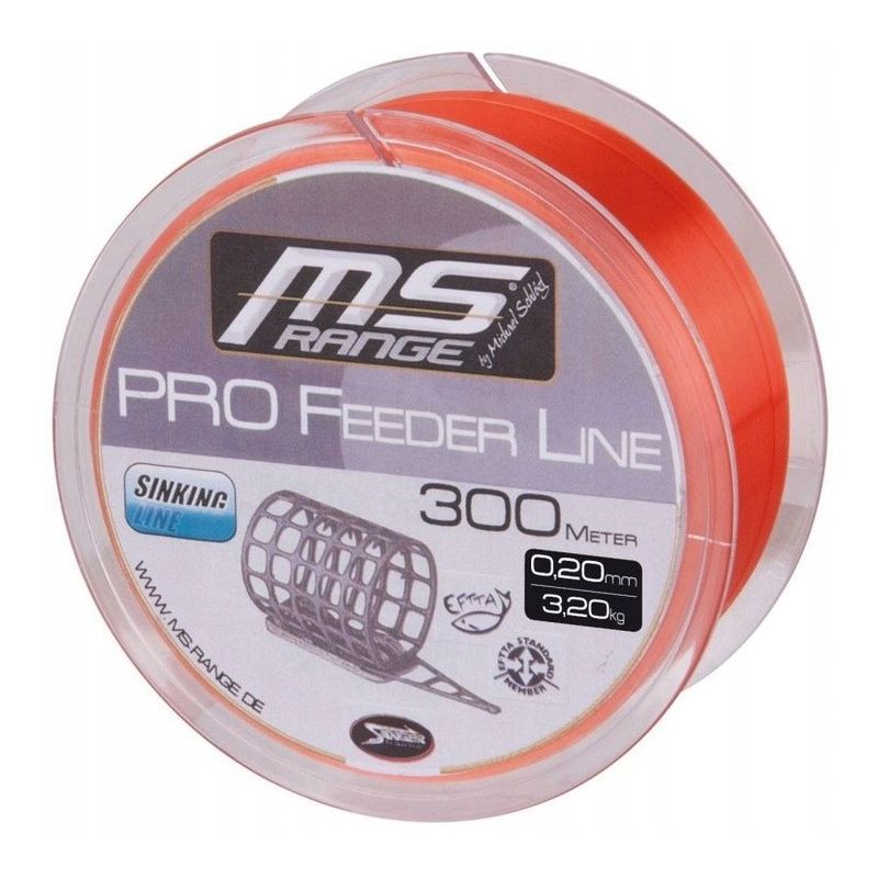 ŻYŁKA MS RANGE PRO FEEDER 300m 0,28mm ORANGE