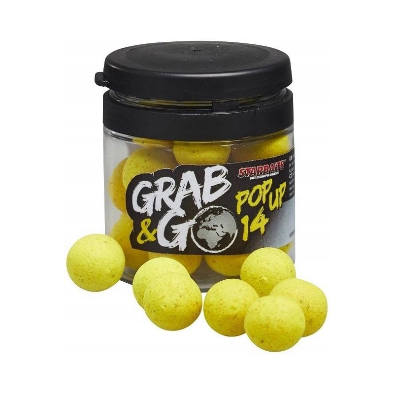 KULKI STARBAITS GRAB & GO POP UP 14mm BANANA CREAM