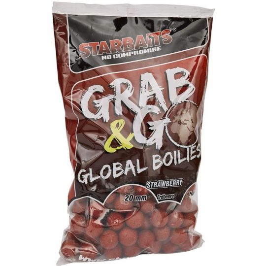 KULKI STARBAITS GRAB&GO 800g TRUSKAWKA DŻEM 20mm