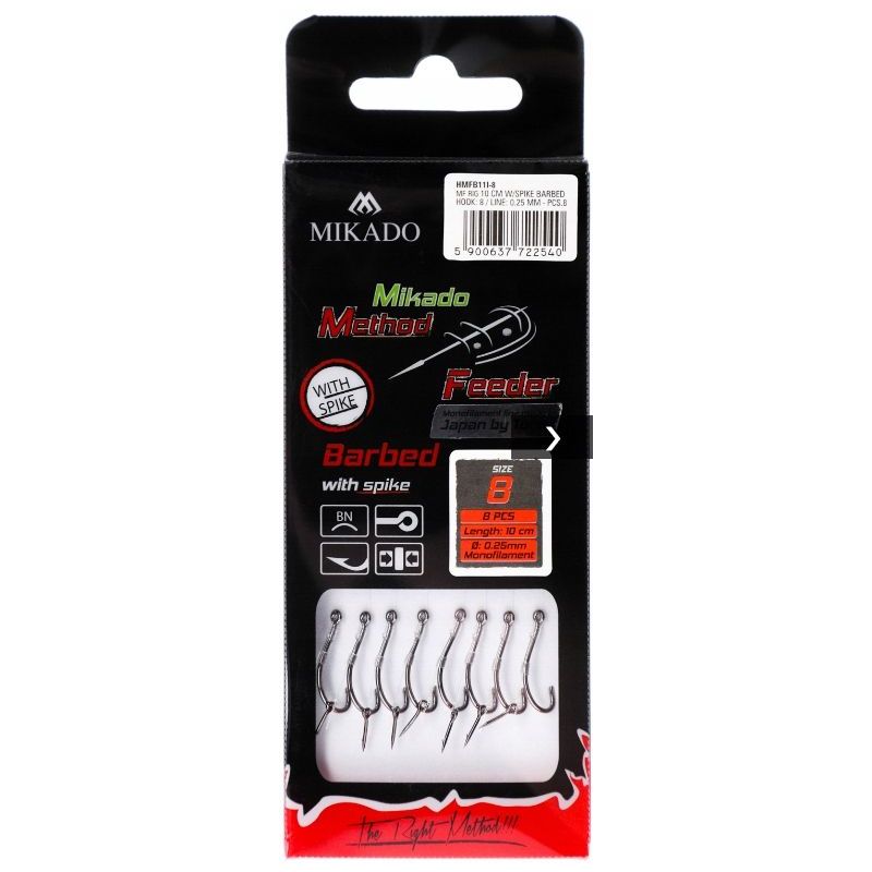 HACZYKI MIKADO METHOD FEEDER ŻYŁKA 0,23 Z IGŁĄ 12 HACZYKI MIKADO METHOD FEEDER ŻYŁKA 0,23 Z IGŁĄ 12
