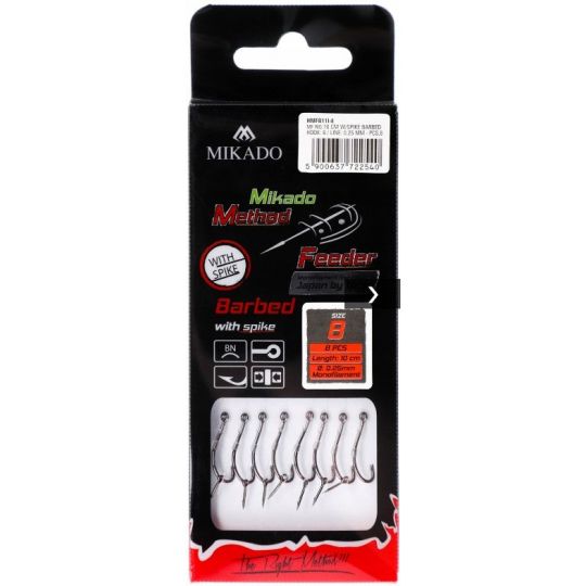 HACZYKI MIKADO METHOD FEEDER ŻYŁKA 0,23 Z IGŁĄ 12 HACZYKI MIKADO METHOD FEEDER ŻYŁKA 0,23 Z IGŁĄ 12