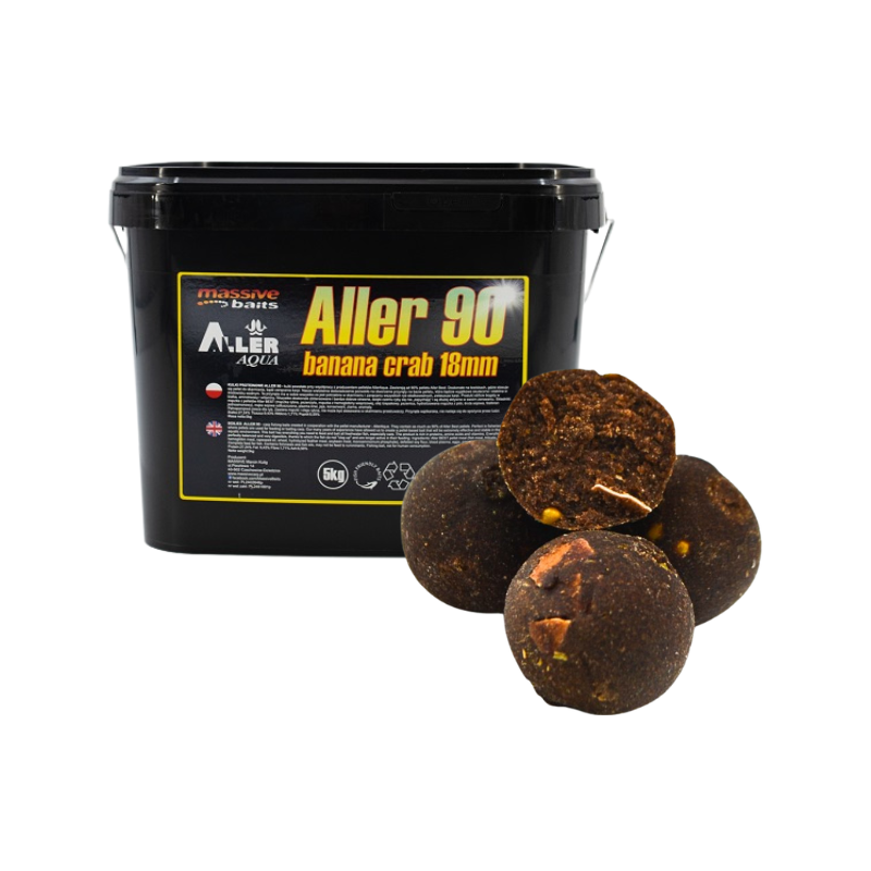 KULKI MASSIVE BAITS ALLER 90 BANANA CRAB 18mm 5kg