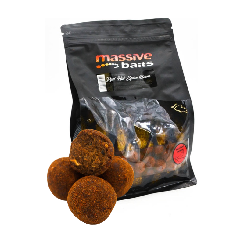 KULKI MASSIVE BAITS TOP SHELP RED HOT SPICE 18mm 1