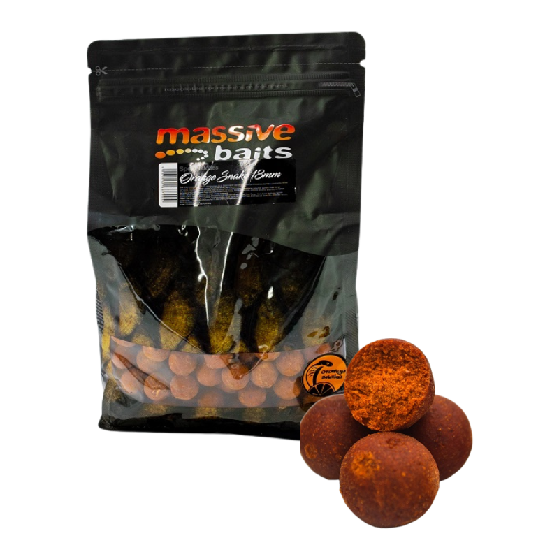 KULKI MASSIVE BAITS ORANGE SNAKE ROBIN ORANGE 18mm