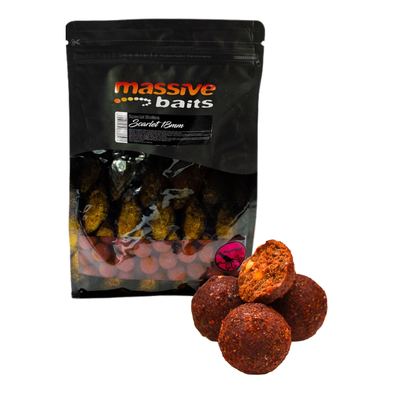 KULKI MASSIVE BAITS SCARTETT ROBIN RED 18mm 1kg 