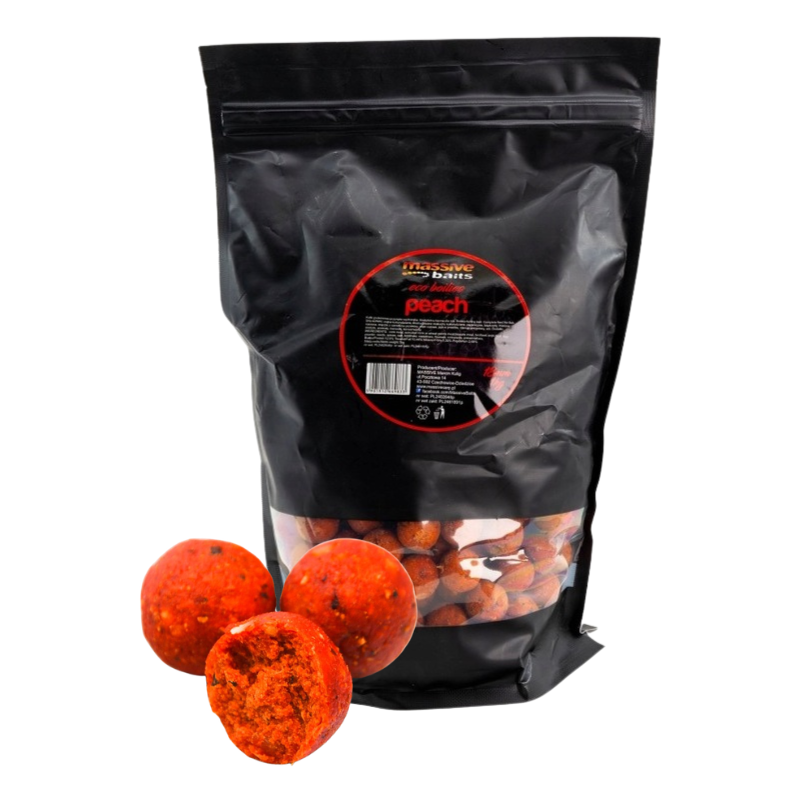 KULKI MASSIVE BAITS ECO BOILIES 18mm 1kg PEACH
